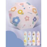 Paraguas Triple Plegable con Diseño Floral - Varios Colores