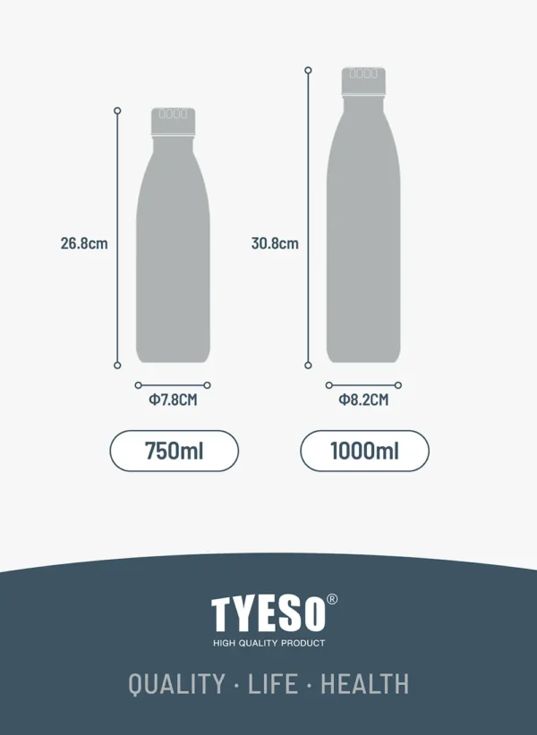 Termo Deportivo TYESO 1 Litro - Imagen 2