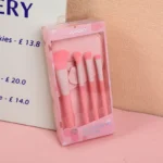 Set de Brochas de Maquillaje Love Bag con 4 Brochas