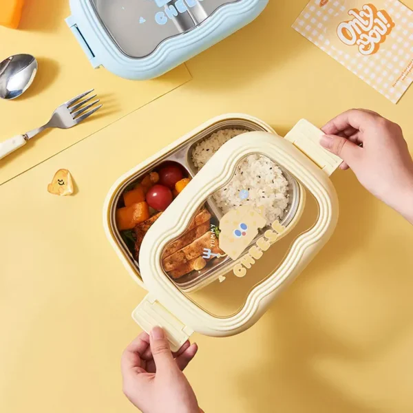 Lonchera de Acero Inoxidable Cheese - Imagen 2