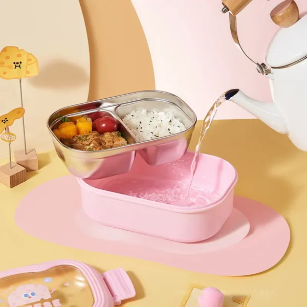 Lonchera de Acero Inoxidable Cheese - Imagen 4