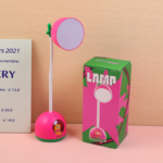 Lámpara TOMARMON Serie Rosa Rojo