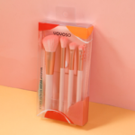 Set de Brochas de Maquillaje de 4 Piezas con Bolsa de Almacenamiento - Imagen 3