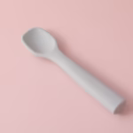 Cuchara de Silicona Antideslizante para Cocina - Color Gris - Imagen 2