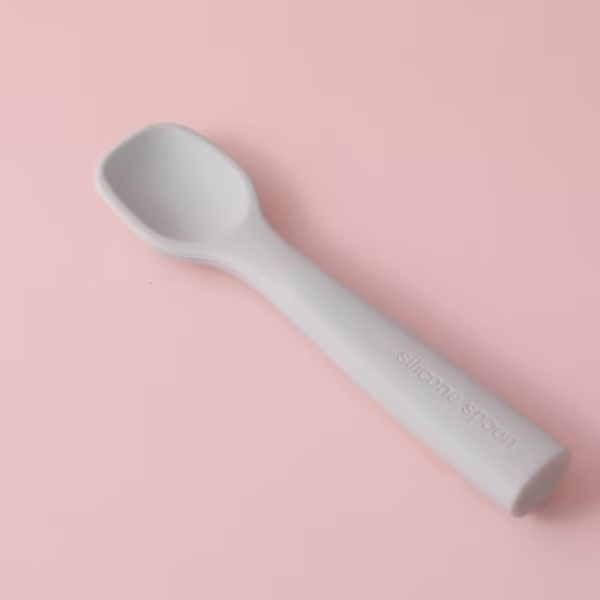 Cuchara de Silicona Antideslizante para Cocina - Color Gris - Imagen 2