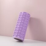 Rodillo de Yoga EVA para Masaje y Entrenamiento – Morado