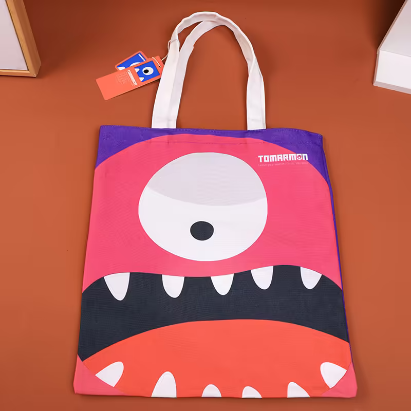 TOMARMON Series Big Eye Bolso de Compras Grande TOMARMON Series Big Eye – Rosa Rojo - Imagen 1