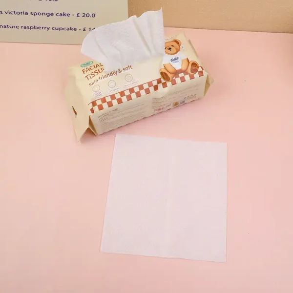 Toallitas Faciales de Limpieza Flexible Teddy Island x YOYOSO (60 Unidades) - Imagen 2