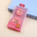 Set de Puffs de Polvo Cotton Candy TEDDY ISLAND Series – Rosa