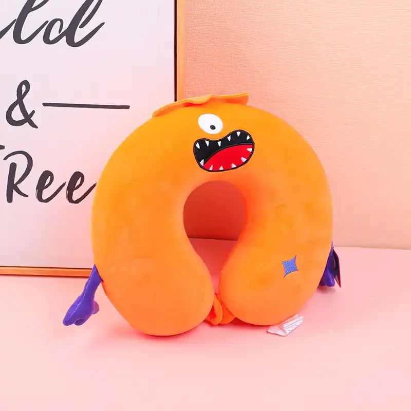almohadas de cuello naranja large
