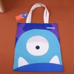Bolso de Compras Grande TOMARMON Series Big Eye – Azul Claro