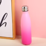 Botella Térmica Doble Capa Acero Inoxidable 304 – Rosa Intenso