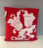 Cojín Navideño con Bordado de Campanas Christmas