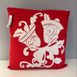 Cojín Navideño con Bordado de Campanas Christmas