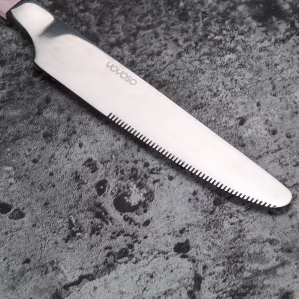 Cuchillo de Mesa Color Rosa – Estilo Moderno y Elegante - Imagen 2