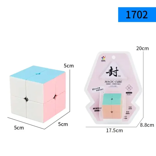 Cubo Rubik de Tercera Generación Colores Macaron - Imagen 2