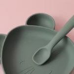 Cuchara de Silicona Antideslizante para Cocina - Verde Oscuro - Imagen 3