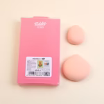 Set de Puffs de Polvo Cotton Candy TEDDY ISLAND Series – Rosa - Imagen 2