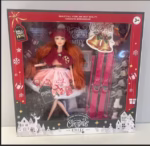 Muñeca Articulada 11.5” con Accesorios Navideños