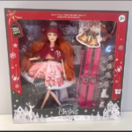 Muñeca Articulada 11.5” con Accesorios Navideños