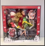 Muñeca Articulada 11.5” Christmas Series con Accesorios Navideños