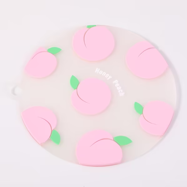 Set de 2 Posavasos Aislantes con Diseño de Frutas - Rosado - Imagen 2