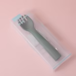 Tenedor de Silicona Antideslizante para Cocina - Verde Oscuro