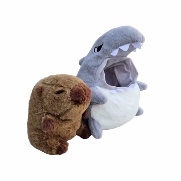 Peluche Capibara Tiburón - Imagen 3