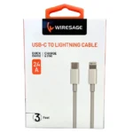 Cable Wire Sage USB-C a Lightning para iPhone – Carga Rápida