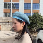 Boina Azul de Moda Trendy Color – Estilo y Elegancia en un Solo Accesorio - Imagen 3