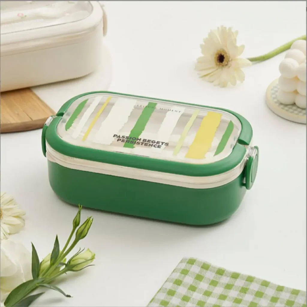 Caja de Almuerzo de Plástico Estilo Rústico YOYOSO