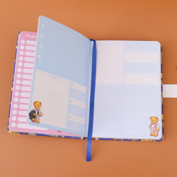Cuaderno Magnético Azul B6 Teddy Island x YOYOSO