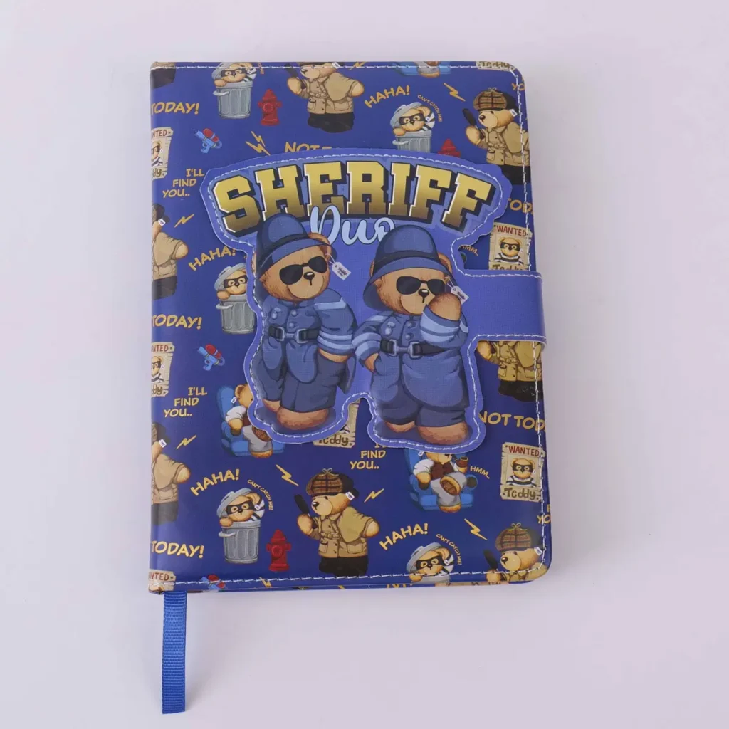 Cuaderno Magnético Azul B6 Teddy Island x YOYOSO