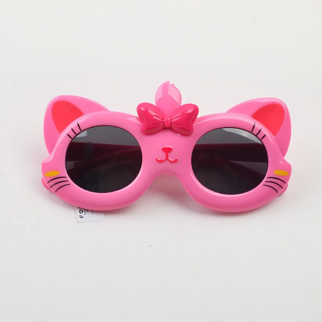 Gafas de Sol para Niños Estilo Gatito Color Rosa YOYOSO