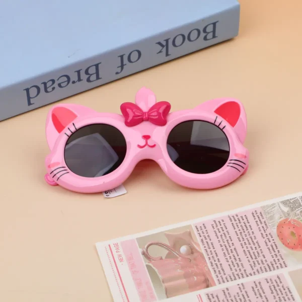 Gafas de Sol para Niños Estilo Gatito Color Rosa YOYOSO