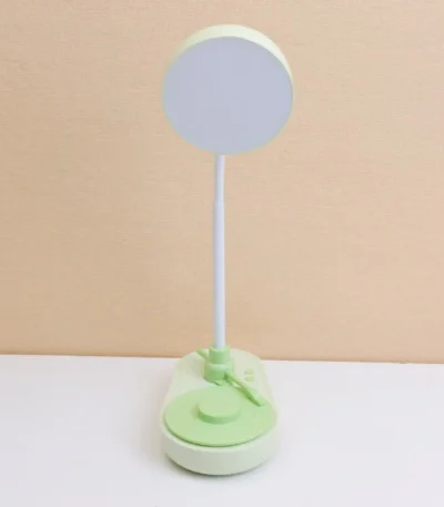 Lámpara de Mesa con Reproductor de Vinilo Recargable Verde YOYOSO
