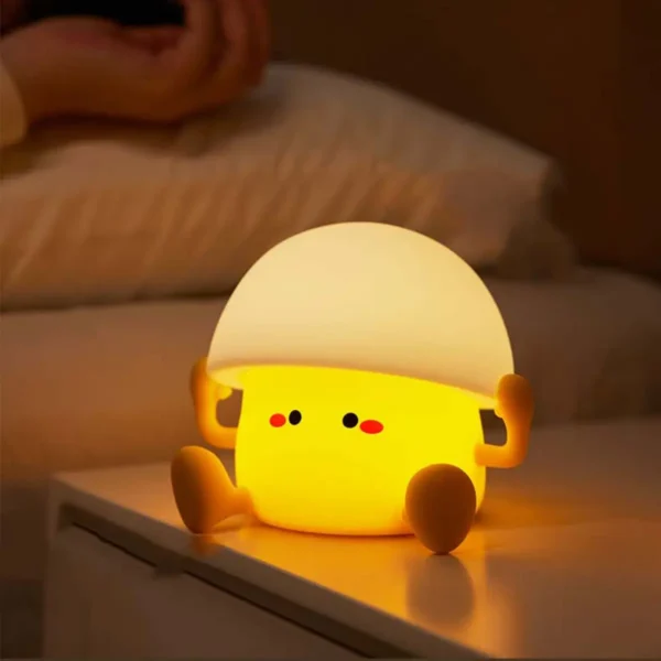 Lámpara de Noche Clara de Yema de Huevo YOYOSO