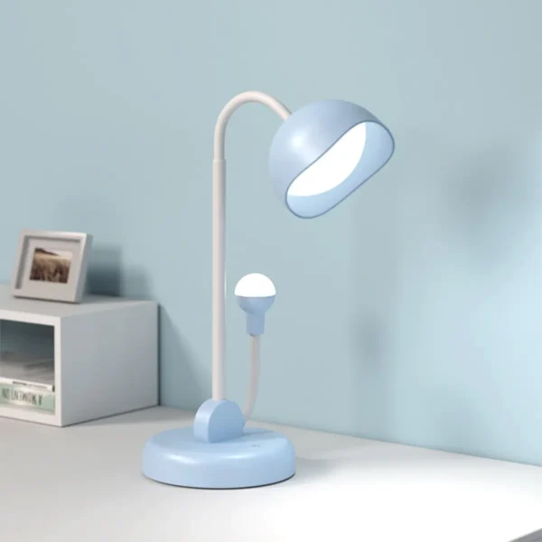Lámpara Multifuncional de Día y Noche Recargable Azul YOYOSO
