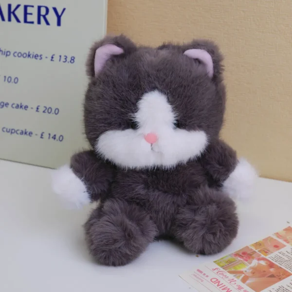 Peluche Gato Gris Sentado 20CM YOYOSO