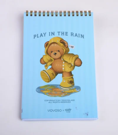 Planificador Semanal B5 con Páginas de Color Teddy Island x YOYOSO