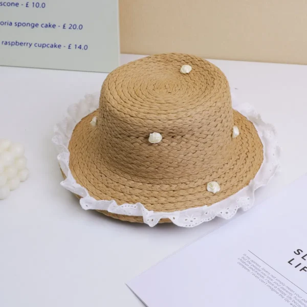 Sombrero de Paja para Niños Flower YOYOSO
