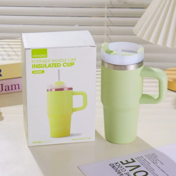 Taza de Auto Aislada con Mango 420ml YOYOSO