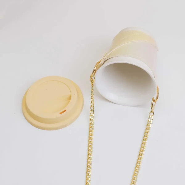 Taza de Cerámica Amarilla con Dos Orejas YOYOSO
