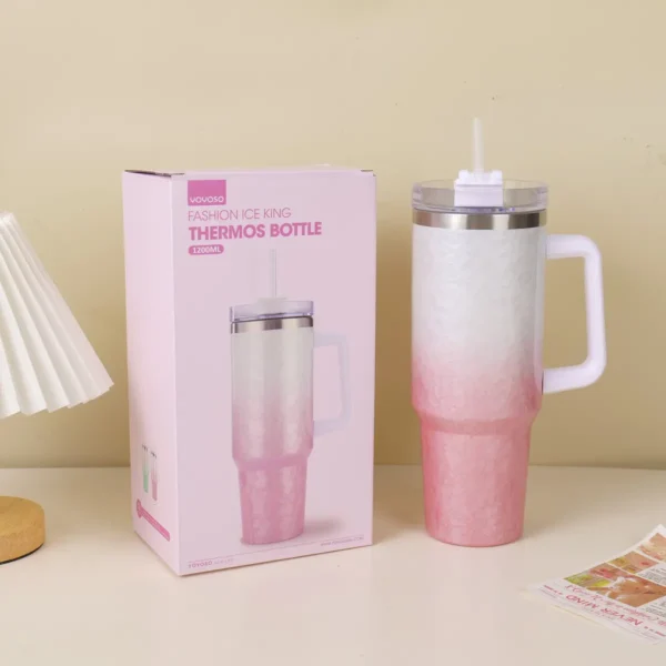 Termo de Acero Inoxidable 1200ml Gradiente Rosa YOYOSO