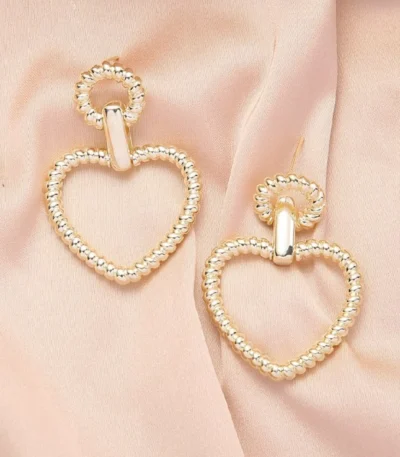 Anillo dorado en forma de corazón para mujer YOYOSO