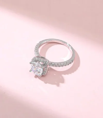 Anillo Plateado Sutil para Mujer YOYOSO