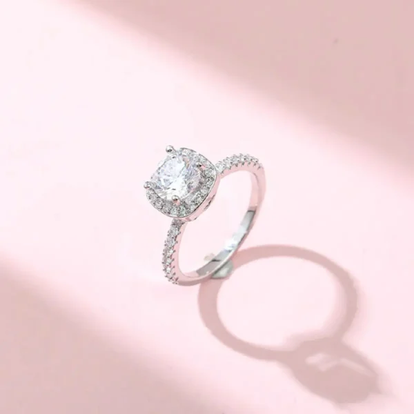 Anillo Plateado Sutil para Mujer YOYOSO