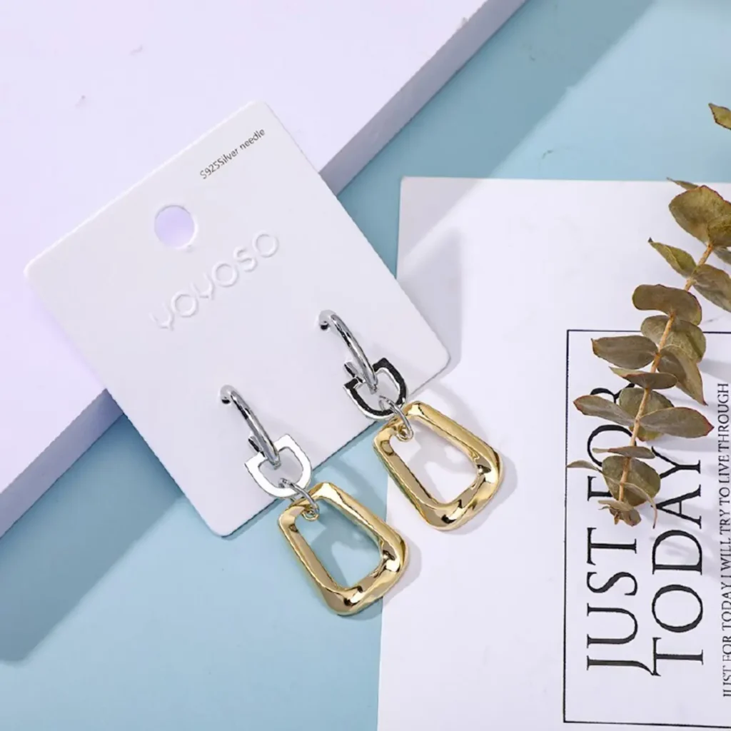 Aretes Dorados Sutiles y Elegantes para Mujer YOYOSO