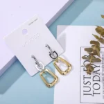 Aretes Dorados Sutiles y Elegantes para Mujer YOYOSO
