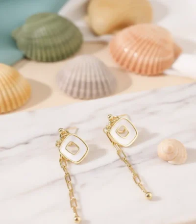 Aretes dorados sutiles y elegantes para mujer YOYOSO